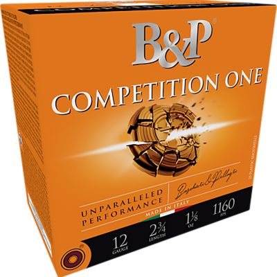 B&P Ammunition 12-Gauge Competition One 7.5-Shot Shotgun Shells, 2.75 in., 1 oz., 25 Rounds, 12B1CP75