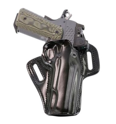 Galco APO Strongside/Crossdraw OWB Holster for Kimber 1911 5 in., Right Hand, Black, Steerhide