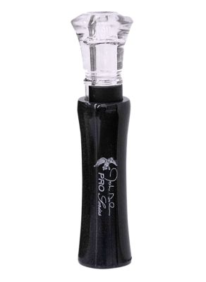 Duck Commander John Godwin Pro Series Acrylic Double Reed Friction Duck Call, Black