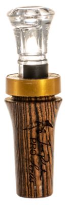 Duck Commander Pro Series Bocote Wooden Double Reed Open Duck Call, Brown
