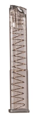 ETS Group 31 Round 9mm Luger Pistol Magazine for Glock 18, Smoke, Polymer