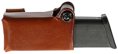 Galco HMC Mag Carrier for Glock 17 Gen1-5, Horizontal, Ambidextrous, Tan, Steerhide