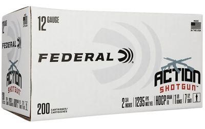 Federal 12-Gauge Action Shotgun 7.5-Shot Shotgun Shells, 2.75 in., 1-1/8 oz., 200 Rounds