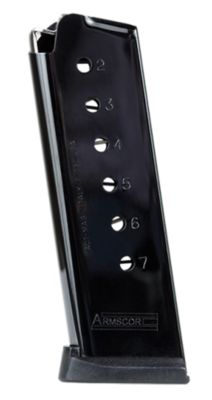 Armscor 7 Round 45 ACP Magazine for Armscor 1911 CS, Blued, Metal