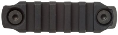 Bravo Picatinny Rail, 3 in. Section, 0 MOA, Black Anodized, Aluminum