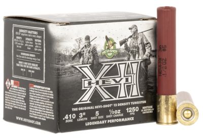 HEVI-Shot .410-Bore HEVI-XII Non-Toxic Tungsten 5-Shot Shotgun Shells, 3 in., 1/2 oz., 25 Rounds
