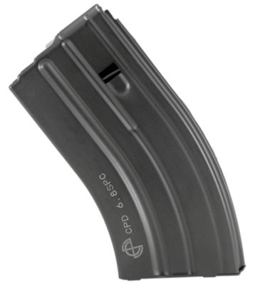 DuraMag SS 20 Round 22 Nosler/6.8 SPC Magazine for AR-15, Black w/ Gray Follower, Detachable