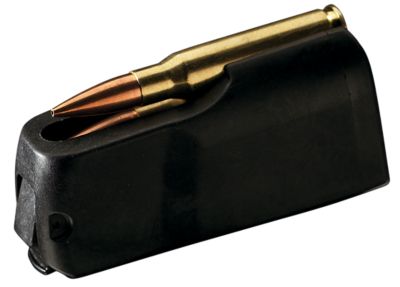 Browning 3 Round 338 Win Mag/300 Win Mag/7mm Rem Rotary Magazine for X-Bolt, Long Action, Black, Polymer, 112044601