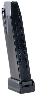 Canik TP9 18+2 Round Extended 9mm Luger Magazine for Canik TP9, Black, Metal