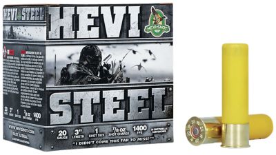 HEVI-Shot 20-Gauge HEVI-Steel 1-Shot Shotgun Shells, 3 in., 7/8 oz., 25 Rounds