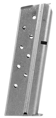Colt Mfg 9 Round 9mm Luger Magazine for Colt Government/Defender, Stainless Steel