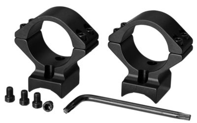 Browning T-Bolt Integrated Scope Mount/Ring Combo for Browning T-Bolt, 1 in. Tube, Low, 0 MOA, Matte Black, Aluminum