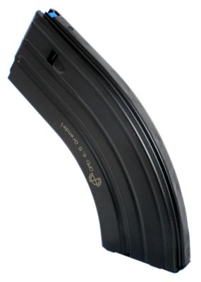 DuraMag SS 26 Round 6.5 Grendel/6mm ARC Magazine for AR-15, Black w/ Blue Follower, Detachable