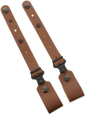 Galco Horizontal Shoulder Holster, Tie Down Set 2.0, Ambidextrous, Tan, Full Grain Leather