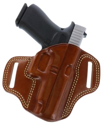 Galco Combat Master OWB Holster for Glock 19/Glock 23 Gen2-5/CZ P-10, Right Hand, Tan, Leather