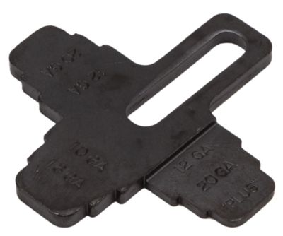 Browning Steel Dual Flat Wrench for Multi-Gauge Shotgun Choke Tubes, Black