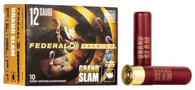 Federal 12-Gauge Premium Grand Slam 4-Shot Shotgun Shells, 3.5 in., 2 oz., 10 Rounds, PFCX139F4