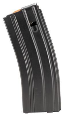 DuraMag Speed 30 Round 223 Rem/300 Blackout/5.56x45mm NATO Magazine for AR-15, Black w/ Orange Follower, 3023001178CPD