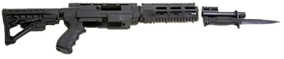 Archangel AR-15 Style Conversion Stock for Ruger 10/22, 6 Position, Black, Synthetic