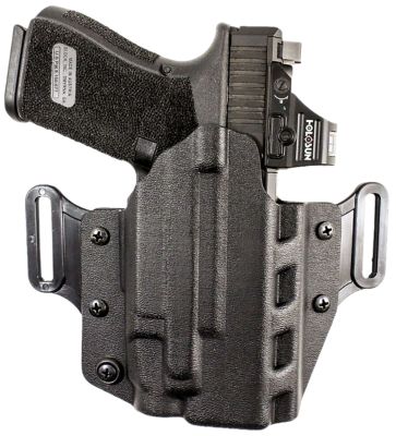 Desantis Gunhide Veiled Partner OWB Holster for Glock 19/23/32/45, Ambidextrous, Black