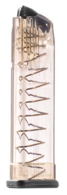 ETS Group 21 Round 9mm Luger Pistol Magazine for S&W M&P, Clear, Detachable
