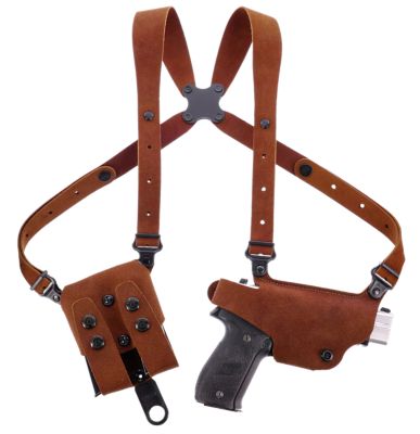 Galco Classic Lite 2.0 Shoulder Holster for Sig P365, Sig P365XL, Sig P365 SAS, Right Hand, Natural, Leather