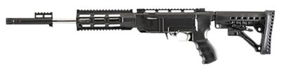 Archangel AR-15 Style Conversion Stock for Ruger 10/22, 6 Position, Collapsible (No Bayonet), Black, Synthetic