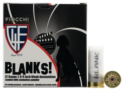 Fiocchi Blank Shotgun Shells, 25 Rounds
