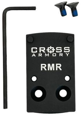 Cross Armory Adapter Plate, Black Oxide, Aluminum
