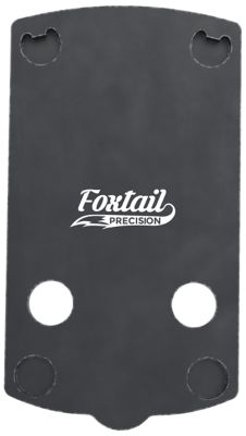 Foxtail Precision Red Dot Adapter Plate for Optics-Ready Pistol for Springfield OSP, Black Anodized, 7075 Aluminum, 100005