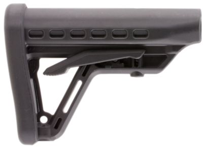 Archangel Buttstock for AR-Platform with Commercial Tube, Low-Profile, 6 Position, Black, Synthetic