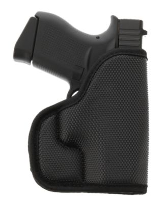 Galco StukOn-U Black Gripper Shell Pocket Holster for Ruger LCP/LCP II, Ambidextrous