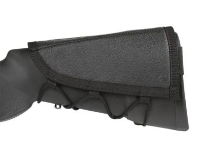 Blackhawk Ammo Cheek Pad, 5rd, Buttstock Mount, Black, Nylon