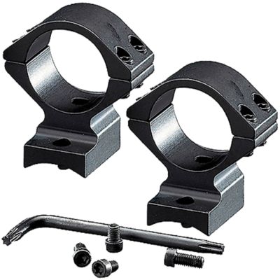Browning AB3 Integrated Scope Mount/Ring Combo for Browning AB3, 1 in. Tube, Low, 0 MOA, Matte Black, Aluminum