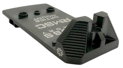 Cross Armory Dovetail RMSc Mount Adapter, Dovetail, Black, Stainless Steel