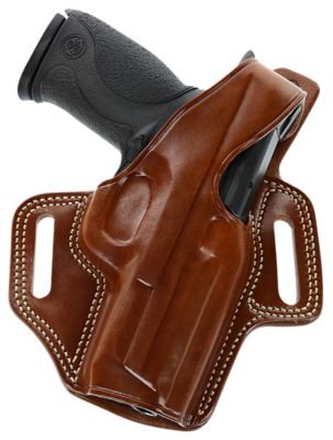 Galco Fletch OWB Holster for S&W M&P Shield, Ruger Max-9, FN 503, Right Hand, Tan, Leather