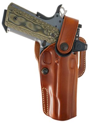Galco APO Strongside/Crossdraw OWB Holster for Kimber 1911 5 in., Right Hand, Tan, Steerhide