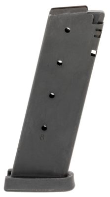 Bersa 8 Round 380 ACP Magazine for BPCC Concealed Carry, Black, Steel