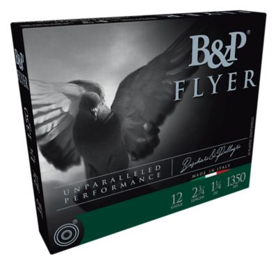 B&P Ammunition 12-Gauge Heavy Competition Flyer 7.5-Shot Shotgun Shells, 2.75 in., 1-1/4 oz., 10 Rounds