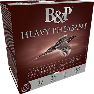 B&P Ammunition 20-Gauge Heavy Pheasant 6-Shot Shotgun Shells, 3 in., 1-1/4 oz., 25 Rounds