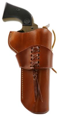 Galco Wrangler OWB Holster for Ruger Wrangler, Right Hand, Tan, Leather