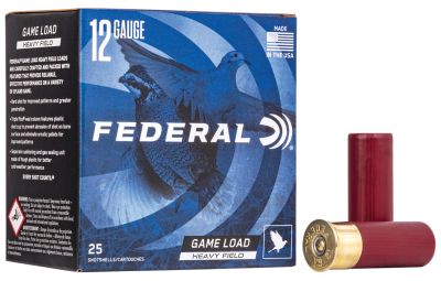 Federal 12-Gauge Game-Shok Heavy Field 6-Shot Shotgun Shells, 2.75 in., 1-1/8 oz., 25 Rounds