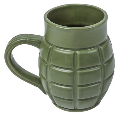 Caliber Gourmet Ceramic Grenade Mug, Green