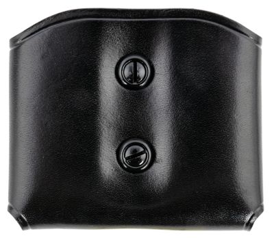 Galco DMC Double Mag Carrier for Glock 35, Belt Loop, Belts 1.50-1.75 in. Wide, Ambidextrous Hand, Black, Leather
