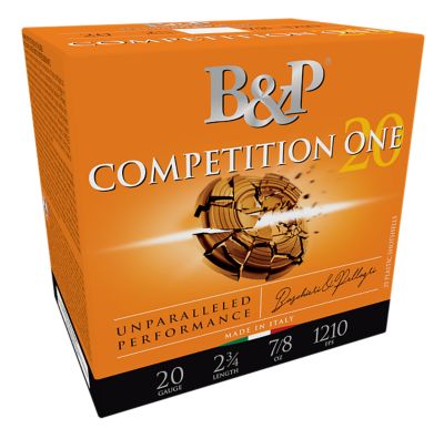 B&P Ammunition 20-Gauge Competition One 8-Shot Shotgun Shells, 2.75 in., 7/8 oz., 25 Rounds