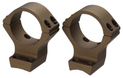 Browning X-Bolt Scope Mount System, 34mm Tube, Medium, X-Lock, Burnt Bronze Cerakote, Aluminum