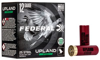 Federal 12-Gauge Upland Steel Field and Range 7.5-Shot Shotgun Shells, 2.75 in., 1 oz., 25 Rounds