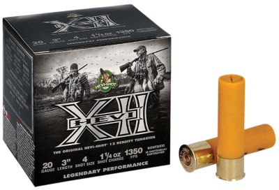 HEVI-Shot 20-Gauge HEVI-XII Non-Toxic Tungsten 4-Shot Shotgun Shells, 3 in., 1-1/4 oz., 25 Rounds