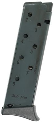 Bersa 8 Round 380 ACP Magazine for Bersa Thunder, Black, Steel