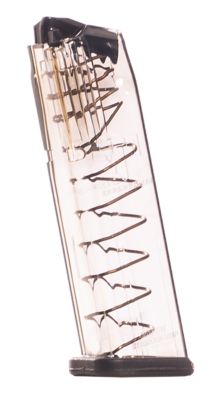 ETS Group 17 Round 9mm Luger Pistol Magazine for S&W M&P, Clear, Detachable